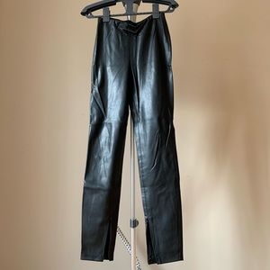 Faux leather Zara leggings xs